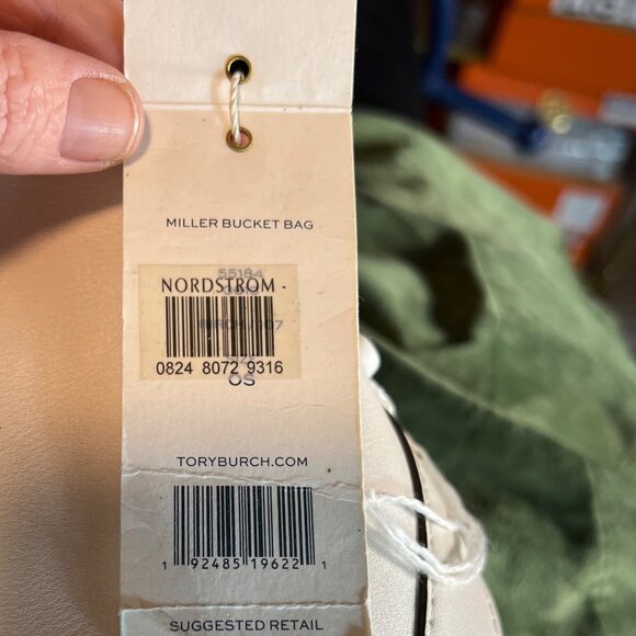 AUTHENTIC TORY BURCH WINTER WHITE LEATHER MILLER SHOULDER BAG WITH DETACHABLE ST - Picture 11 of 15